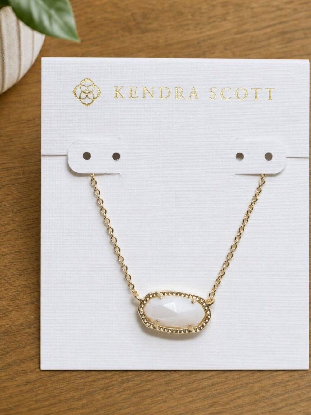 Kendra Scott Elisa Pendant Necklace White Pearl